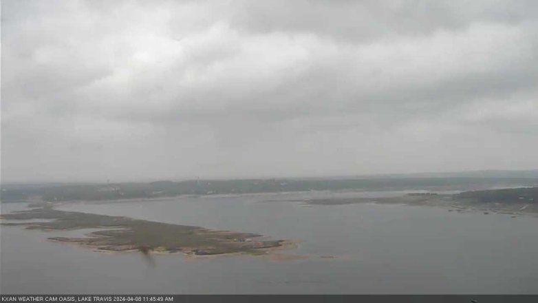 Lake Travis webcam, April 8, 2024 11:45 AM CT