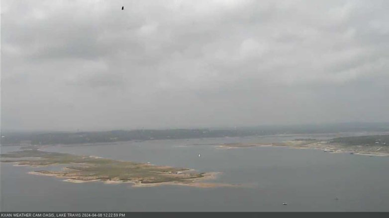 Lake Travis webcam, April 8, 2024 12:25 PM CT