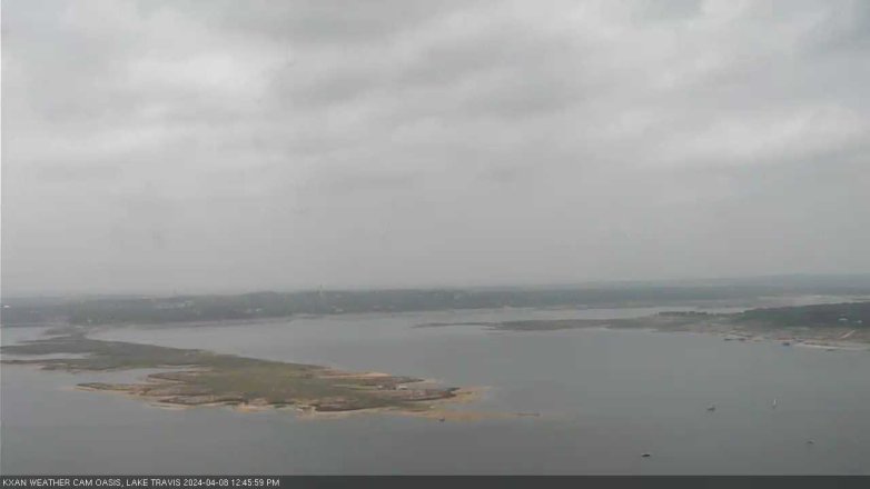 Lake Travis webcam, April 8, 2024 12:45 PM CT