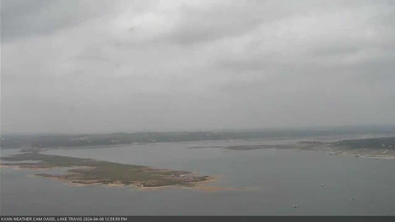 Lake Travis webcam, April 8, 2024 1:00 PM CT