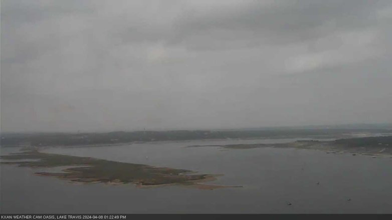 Lake Travis webcam, April 8, 2024 1:25 PM CT