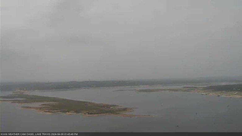 Lake Travis webcam, April 8, 2024 1:45 PM CT