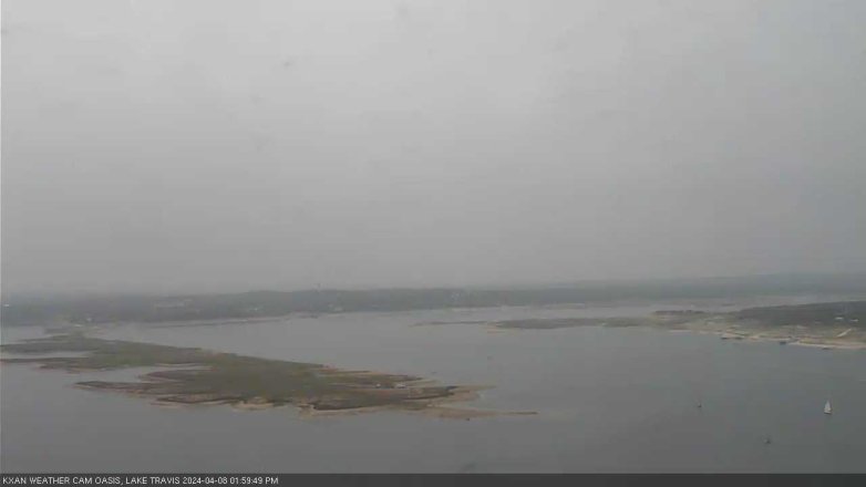 Lake Travis webcam, April 8, 2024 2:00 PM CT