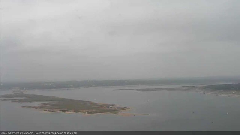 Lake Travis webcam, April 8, 2024 2:45 PM CT