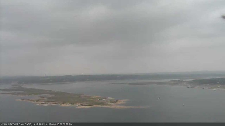 Lake Travis webcam, April 8, 2024 3:00 PM CT