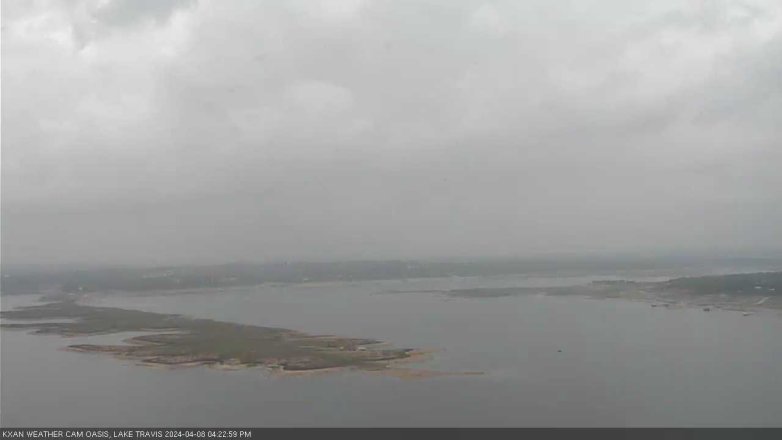 Lake Travis webcam, April 8, 2024 4:25 PM CT
