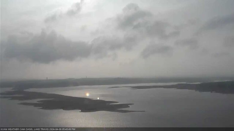 Lake Travis webcam, April 8, 2024 5:45 PM CT