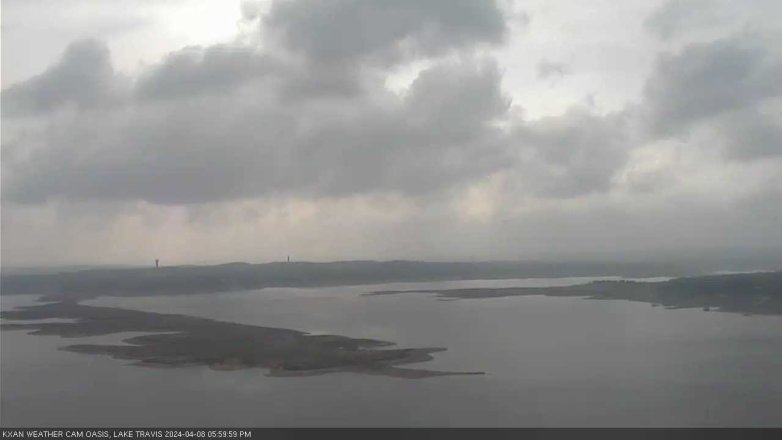 Lake Travis webcam, April 8, 2024 6:00 PM CT