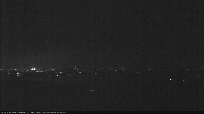 Lake Travis webcam, April 8, 2024 8:45 PM CT