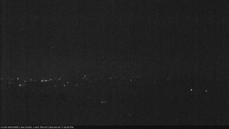 Lake Travis webcam, April 8, 2024 11:45 PM CT