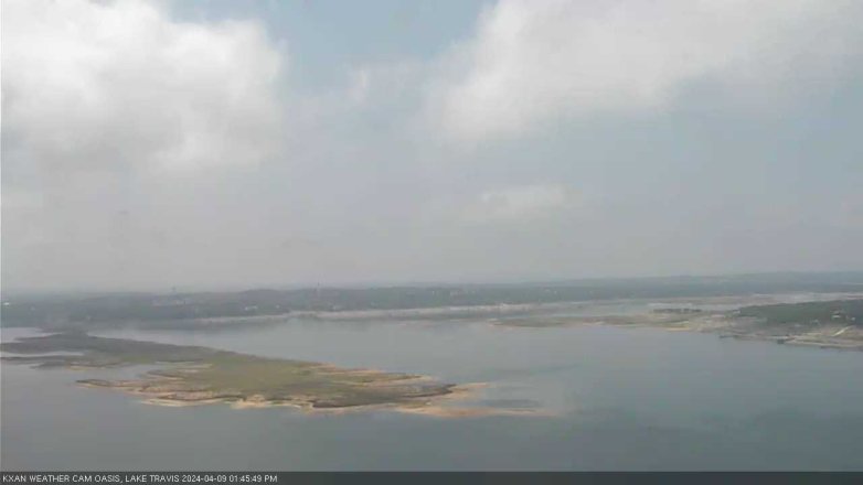 Lake Travis webcam, April 9, 2024 1:45 PM CT