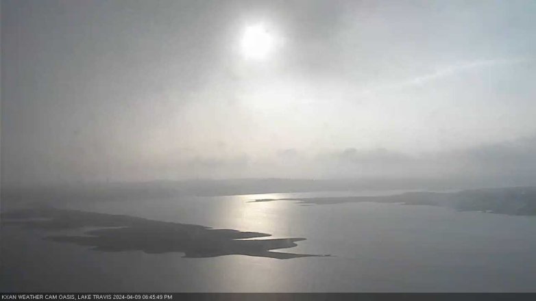 Lake Travis webcam, April 9, 2024 6:45 PM CT