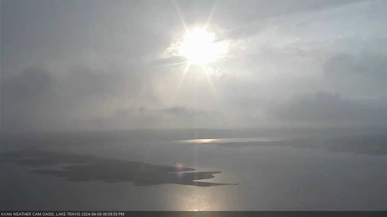 Lake Travis webcam, April 9, 2024 7:00 PM CT