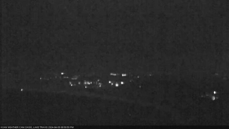 Lake Travis webcam, April 9, 2024 9:00 PM CT