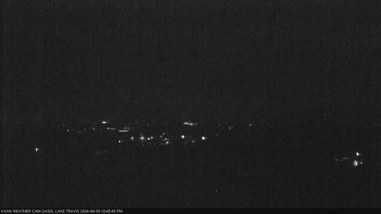 Lake Travis webcam, April 9, 2024 10:45 PM CT