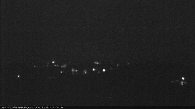 Lake Travis webcam, April 9, 2024 11:25 PM CT