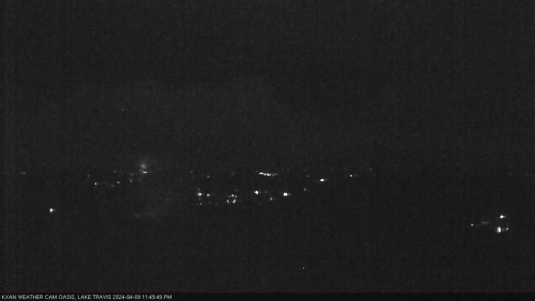 Lake Travis webcam, April 9, 2024 11:45 PM CT
