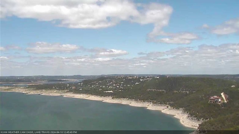 Lake Travis webcam, April 10, 2024 12:45 PM CT