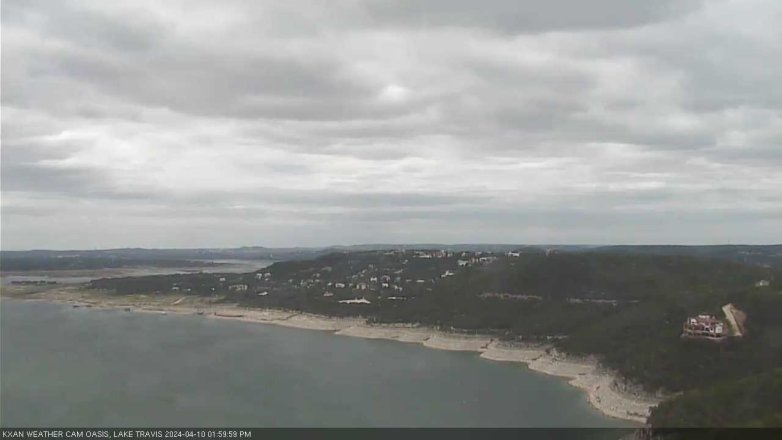 Lake Travis webcam, April 10, 2024 2:00 PM CT