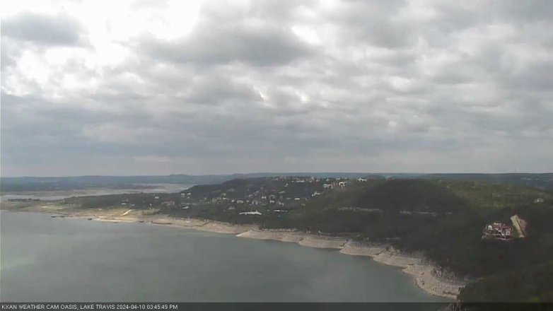 Lake Travis webcam, April 10, 2024 3:45 PM CT