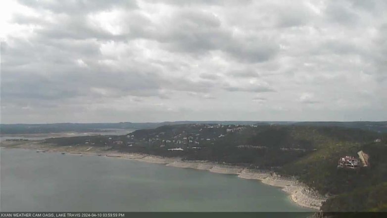 Lake Travis webcam, April 10, 2024 4:00 PM CT