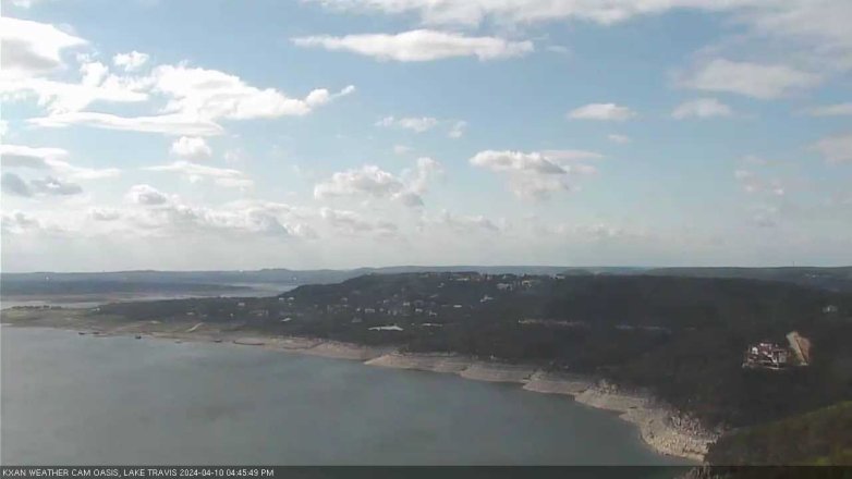 Lake Travis webcam, April 10, 2024 4:45 PM CT