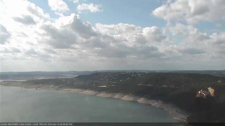 Lake Travis webcam, April 10, 2024 5:00 PM CT
