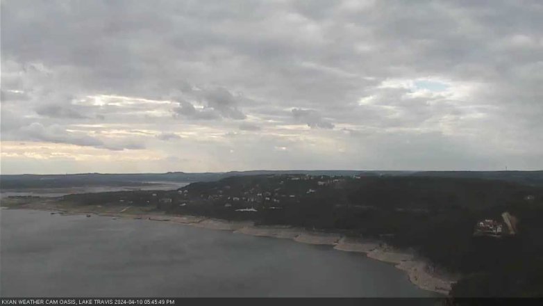 Lake Travis webcam, April 10, 2024 5:45 PM CT