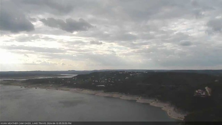 Lake Travis webcam, April 10, 2024 6:00 PM CT