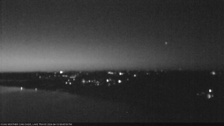 Lake Travis webcam, April 10, 2024 8:45 PM CT