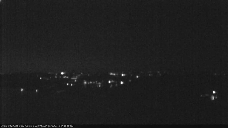 Lake Travis webcam, April 10, 2024 9:00 PM CT