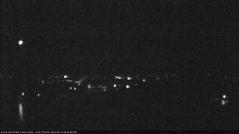 Lake Travis webcam, April 10, 2024 9:45 PM CT