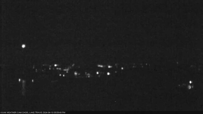 Lake Travis webcam, April 10, 2024 10:00 PM CT