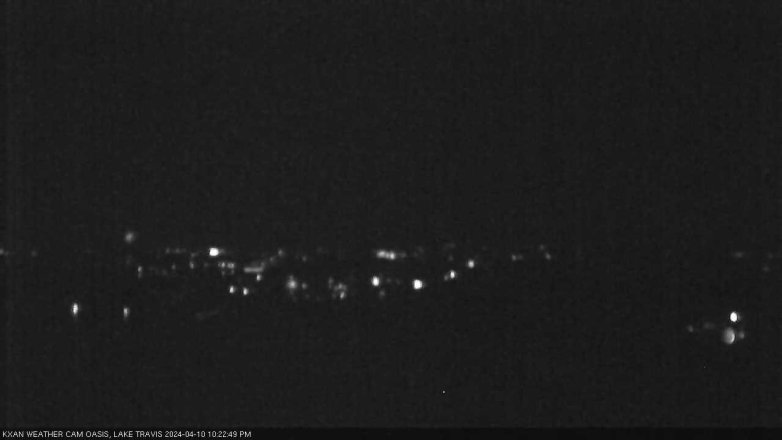 Lake Travis webcam, April 10, 2024 10:25 PM CT