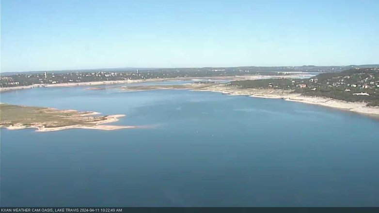 Lake Travis webcam, April 11, 2024 10:25 AM CT