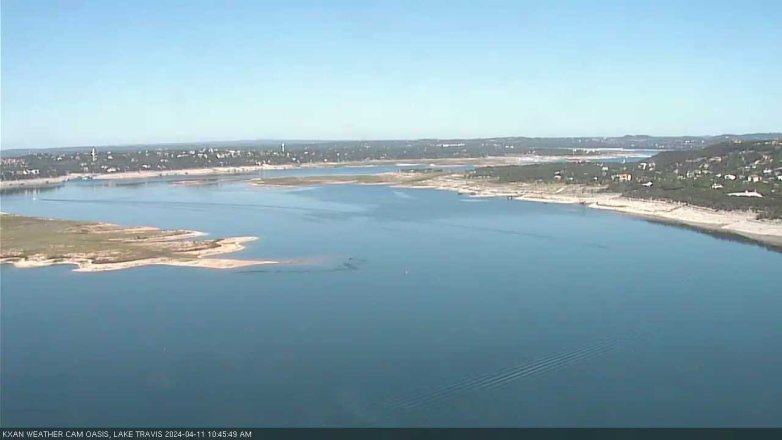 Lake Travis webcam, April 11, 2024 10:45 AM CT