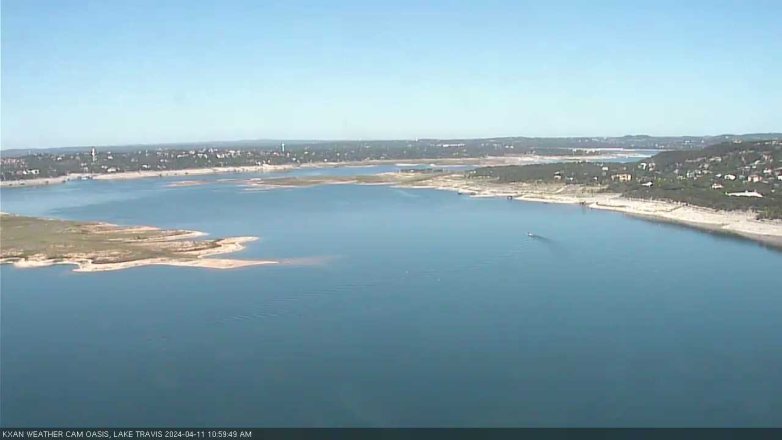 Lake Travis webcam, April 11, 2024 11:00 AM CT
