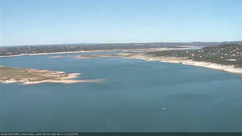 Lake Travis webcam, April 11, 2024 12:25 PM CT