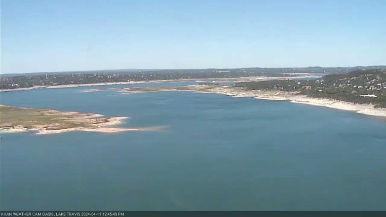 Lake Travis webcam, April 11, 2024 12:45 PM CT