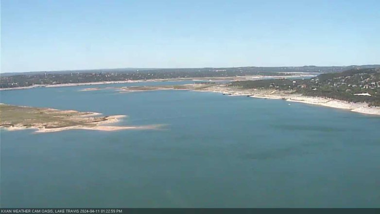 Lake Travis webcam, April 11, 2024 1:25 PM CT