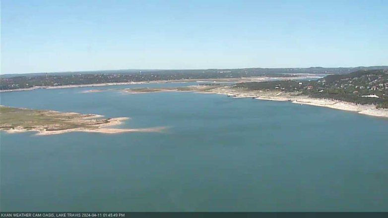 Lake Travis webcam, April 11, 2024 1:45 PM CT