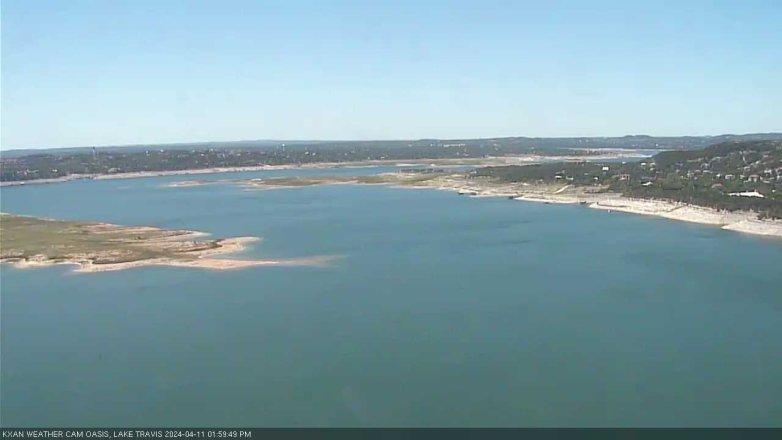Lake Travis webcam, April 11, 2024 2:00 PM CT