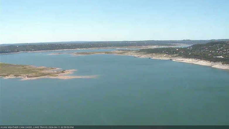 Lake Travis webcam, April 11, 2024 3:00 PM CT