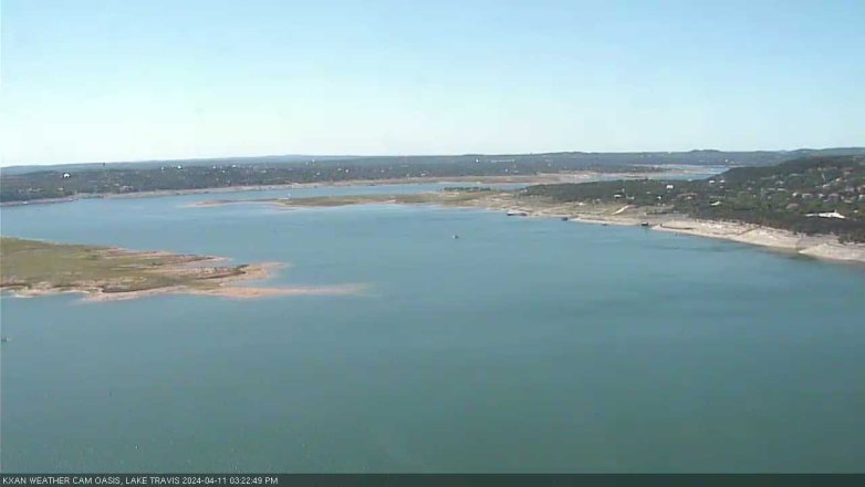 Lake Travis webcam, April 11, 2024 3:25 PM CT