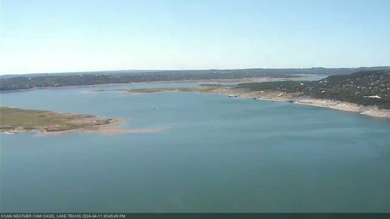 Lake Travis webcam, April 11, 2024 3:45 PM CT