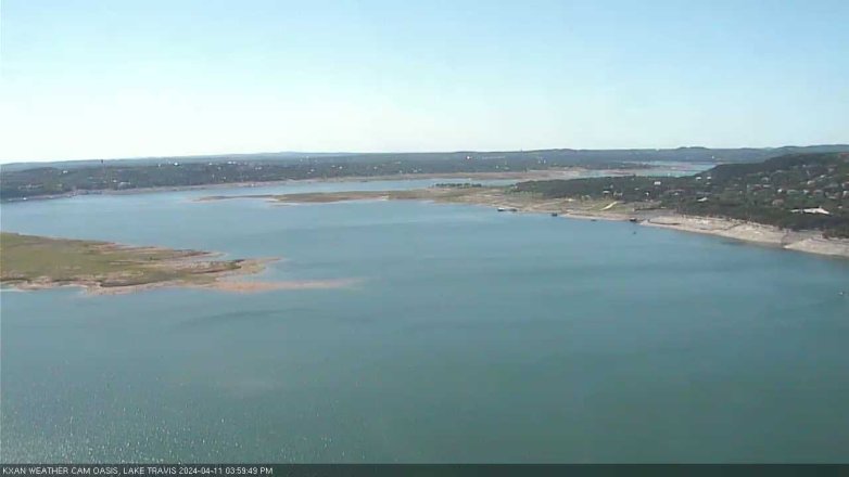 Lake Travis webcam, April 11, 2024 4:00 PM CT