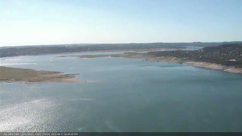 Lake Travis webcam, April 11, 2024 4:45 PM CT