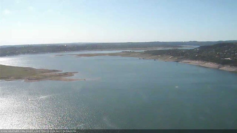 Lake Travis webcam, April 11, 2024 5:00 PM CT