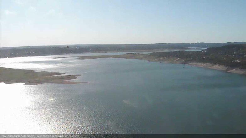 Lake Travis webcam, April 11, 2024 5:25 PM CT