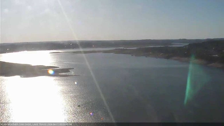 Lake Travis webcam, April 11, 2024 6:00 PM CT